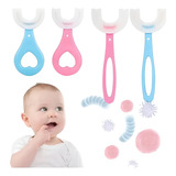 Escova Dental Infantil Em Formato U - 360º Bebês E Crianças