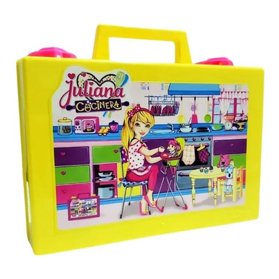 Valija Juliana Cocinera Cocina Recetas Chef Premium Color Amarillo | Mismo precio en cuotas
