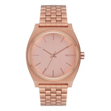 Reloj Nixon Time Teller All Rose Gold Color De La Malla Rosa Claro Color Del Bisel Rosa Claro Color Del Fondo Rosa Claro