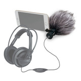 Microfone Direcional Shotgun P/celular,iPad Akg,rode,sony