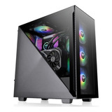 Gabinete Tt Divider 300 Tg Mid-tower Fan X3 Argb Black