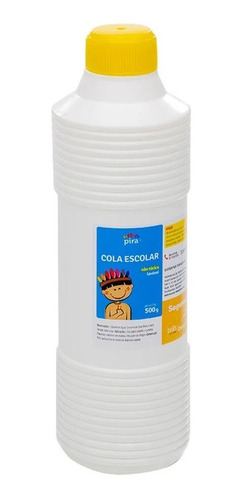 Cola Branca Escolar 500g Piratininga Ideal P/ Slime - Oferta