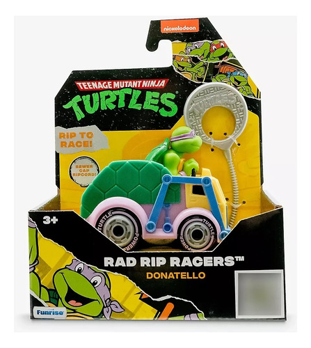 Tortugas Ninja Rad Rip Racers Autos A Cuerda Original