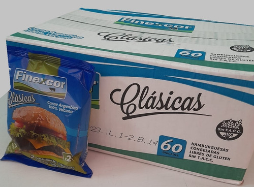  Hamburguesas Finexcor Clasicas 80grs