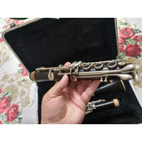 Clarinete Sib Pruffer Americana 17 Chaves Em Hard Huber