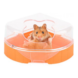 Hamster Pequeno Pet Sand Banheiro Grande Sala Plástica Sauna