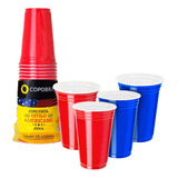 Vaso Americano Rojo Pong 400cc X 25 Unidades Copobras*