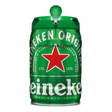 Kit 38 Un. Barril Heineken Chopp Vazio 5 Litros Sem Válvula