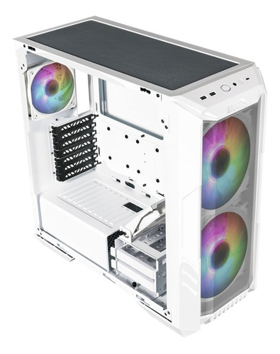 Gabinete Cooler Master Haf 500 Mid Tower Atx Blanco