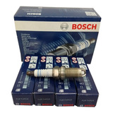 Juego De Bujias Bosch Suran 1.6 8v 3 Electrodos Flr7htc+