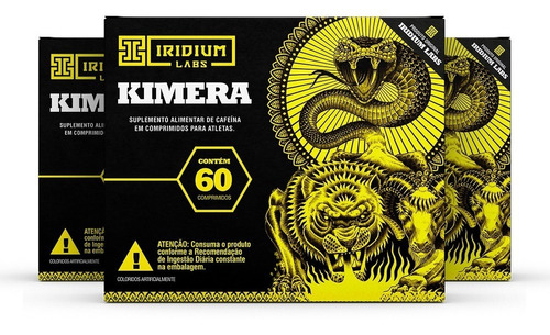 Kimera Thermo - 60 Comps - Kit 3 Caixas - Termogênico