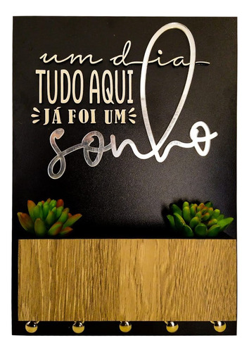 Porta Chaves Decorativo Sonho - Lançamento Em Mdf