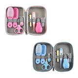 Set De Cuidados Para Bebe Manicure 8 Pcs Con Estuche Viajero