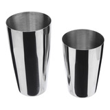 Coctelera Acero Inoxidable Shaker Acero Vaso Bar 2 Pzs 24 Oz