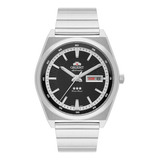 Relógio Masculino Orient Automático F49ss007p1sx Fundo Preto