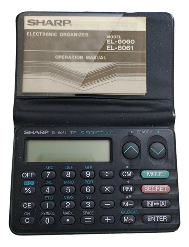 Antiga Calculadora Sharp El 6060 Anos 60/70 Perfeita