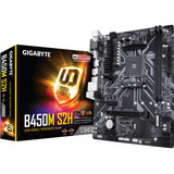 Placa Mãe Gigabyte B450m S2h Amd Am4 Ddr4 Ryzen B450 Matx