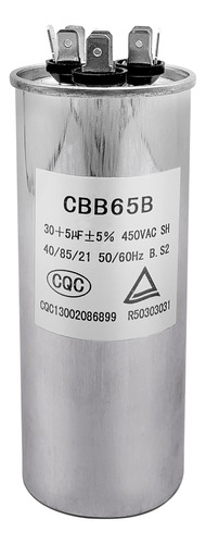 Cbb65 - Condensador De Arranque Circular De Doble Funcionami