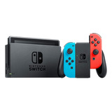 Nintendo Switch Console (2nd Generation, Neon Blue And Red)