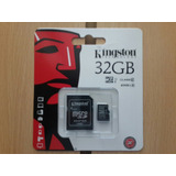 Memoria Kingston Micro Sd 32 Gb Clase 10