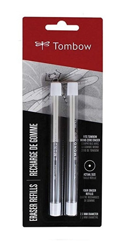 Tombow Mono 57316 Cero Borrador Value Pack, Redondos De 2,3 