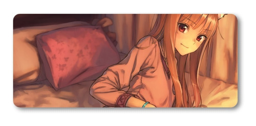 Mousepad Xxl 80x30cm Cod.143 Chica Anime Spice And Wolf