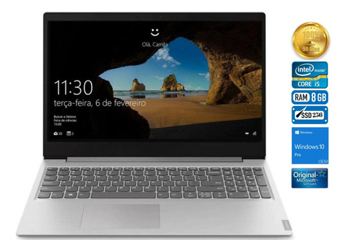 Notebook Lenovo Ideapad S145 Intel Core I5-8ªger 256gb 8gb