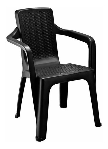 Silla Eterna Con Brazos Rimax Negra