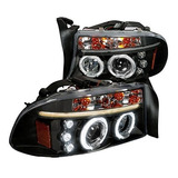 Dodge Durango 1998 2003 Faros Ojo Angel Led 2000 2001 2002