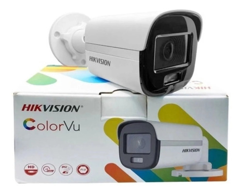 Camera Bullet Hikvision Colorvu 2megas L2,8mm C/ Nfe+ Brinde