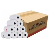 Caja 100 Rollos Papel Térmico 57mm X 30mm