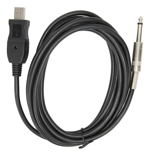 Cable De Guitarra Usb De Interfaz Usb Macho A Macho Mono De