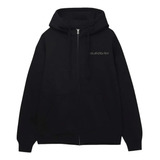 Campera Quiksilver Modelo Mikey Oversized Negro Exclusiva