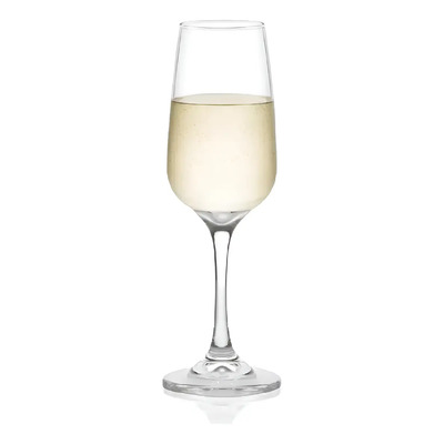 Juego 6 Copas Cristar Champaña Trentino Vidrio 247ml Transparente | Meses sin interés