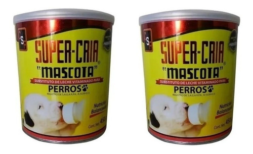 Sustituto De Leche Super Cria Mascota Para Perritos 2 Pack