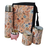 Set Matero Completo Floravita Con Mate Pampa Pvc