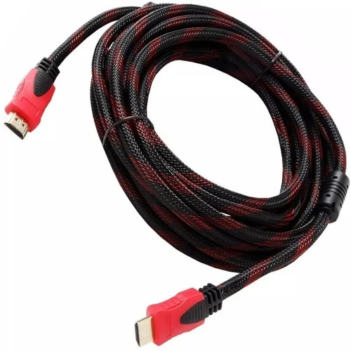 Cable Hdmi 5 Metros 1080p Mallado Tela Doble Filtro Blindado