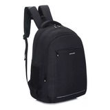 Mochila Porta Notebook Ejecutiva Reforzada Elegante Premium Color Negro | Modelo 15857 | Travel Tech