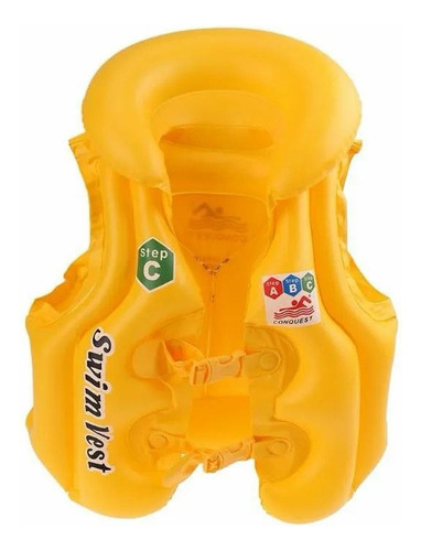 Chaleco Seguridad Inflable Flotador Niños Deportes 3 Unidad