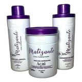 Kit Matizante + Máscara Matizadora Profissional 3x1000ml