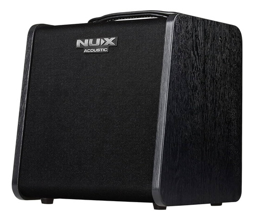 Amplificador Nux Ac-60 Stageman Studio Ii Guitarra Acustica Color Negro 220v