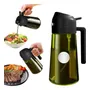 Botella Spray Aceitera Y Vinagrera Vidrio 470 Ml Oscuro