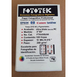 Papel Fotográfico 4x6 Ultra Mate (baryta) } Rc 