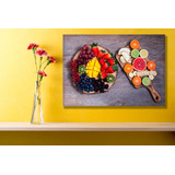 Cuadro Vanguardista Canvas  Frutas Exóticas  100x60