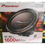 Pioneer Champions Subwoofer 12 1600 Whatts Ts-w312d4 500 Rms