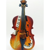 Cofre Resina Violino Orquestra Vintage Retro 