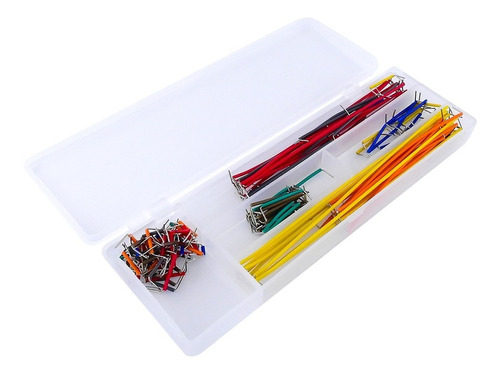 Kit 140 Cables Jumpers Para Protoboard 14 Tamaños Diferentes