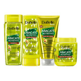 Kit Dabelle Abacate Nutritivo Shampoo, Condicionador, Oléo E