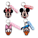 Minnie Mickey Pato Donald Daisy Llavero X20 Personalizado