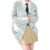 Abrigo Jersey Casual Ropa De Mujer Otoño Botón Moda Coreana